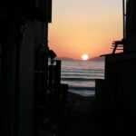 津屋崎浜の夕日－こんな景色が日常にある贅沢。