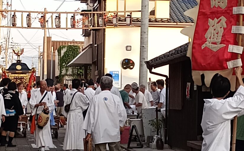 ご近所秋祭りシーズン到来―例年通り「在自（あらじ）の金毘羅さん」でスタート。