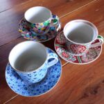 久しぶりに、藤吉憲典の珈琲碗皿（Cup and Saucer）。