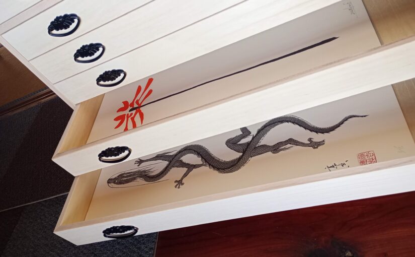 シルクスクリーン保管箪笥