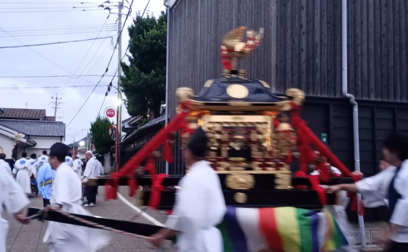 今年も重陽の節句は、秋祭りのスタート「金比羅さん」。